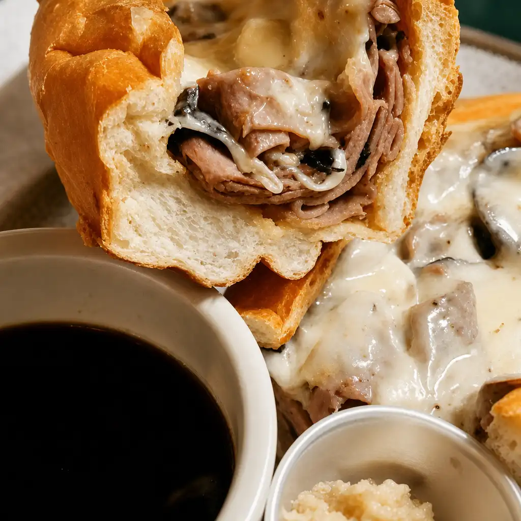 French Dip Sandwich.